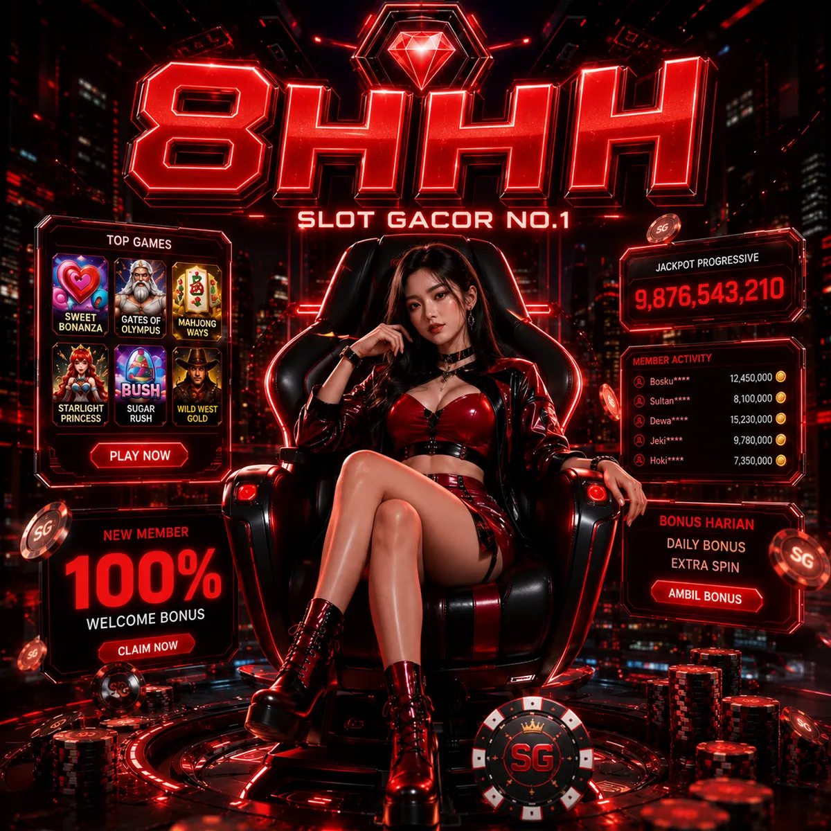 8HHH  Situs Slot Online Terbaru dengan Akses Cepat