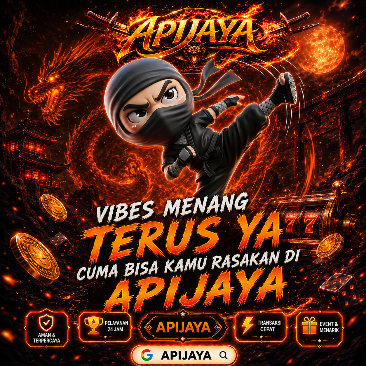 APIJAYA  Bandar Slot Online Resmi Dengan Winrate Tertinggi