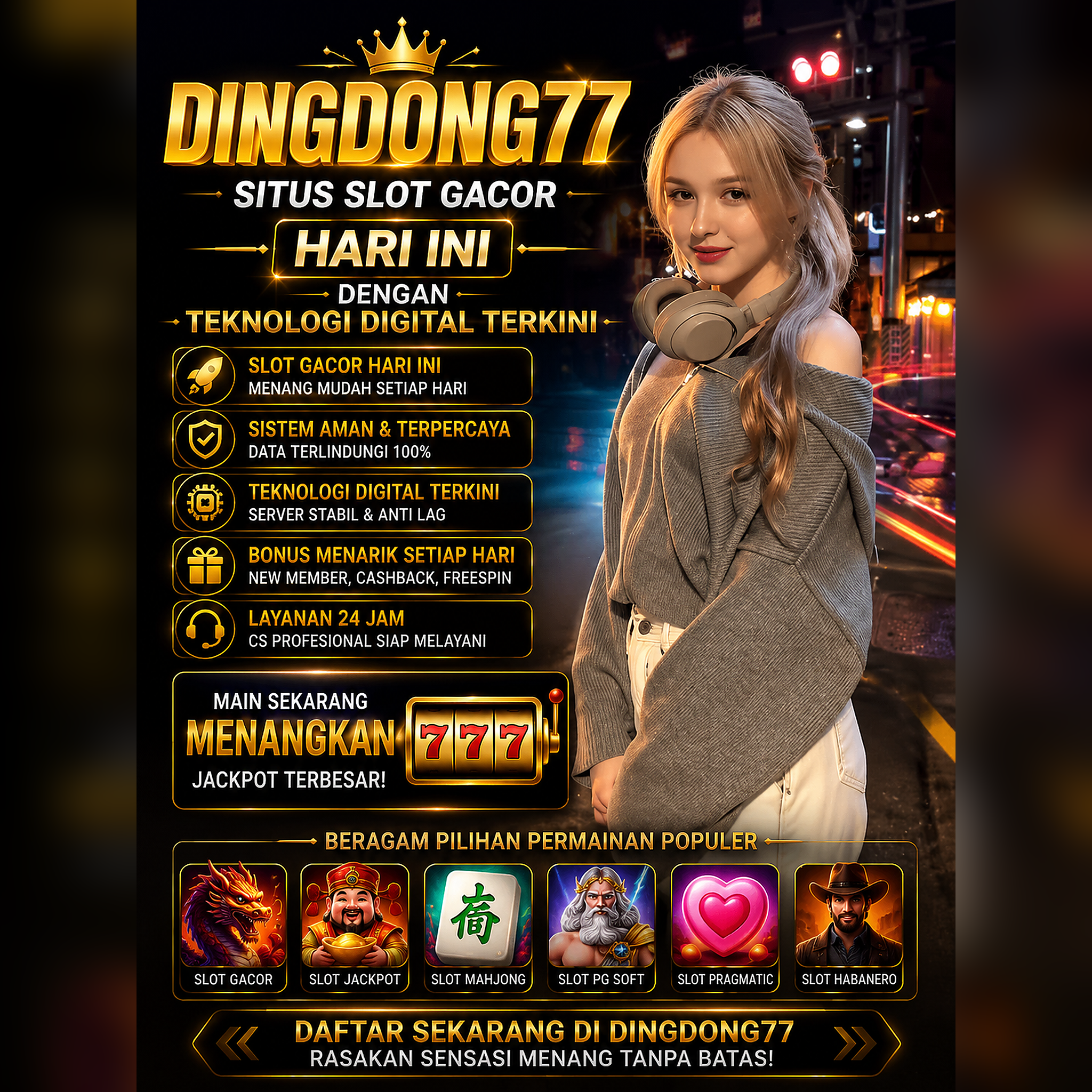DINGDONG77  Situs Hiburan Online Modern dengan Akses Aman Hari Ini